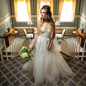 Monique Lhuillier Creme Brûlée Size 8